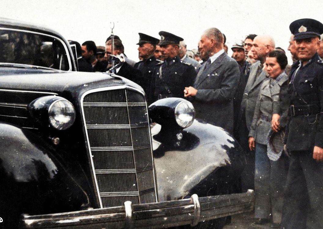 atatürk ve arabalar